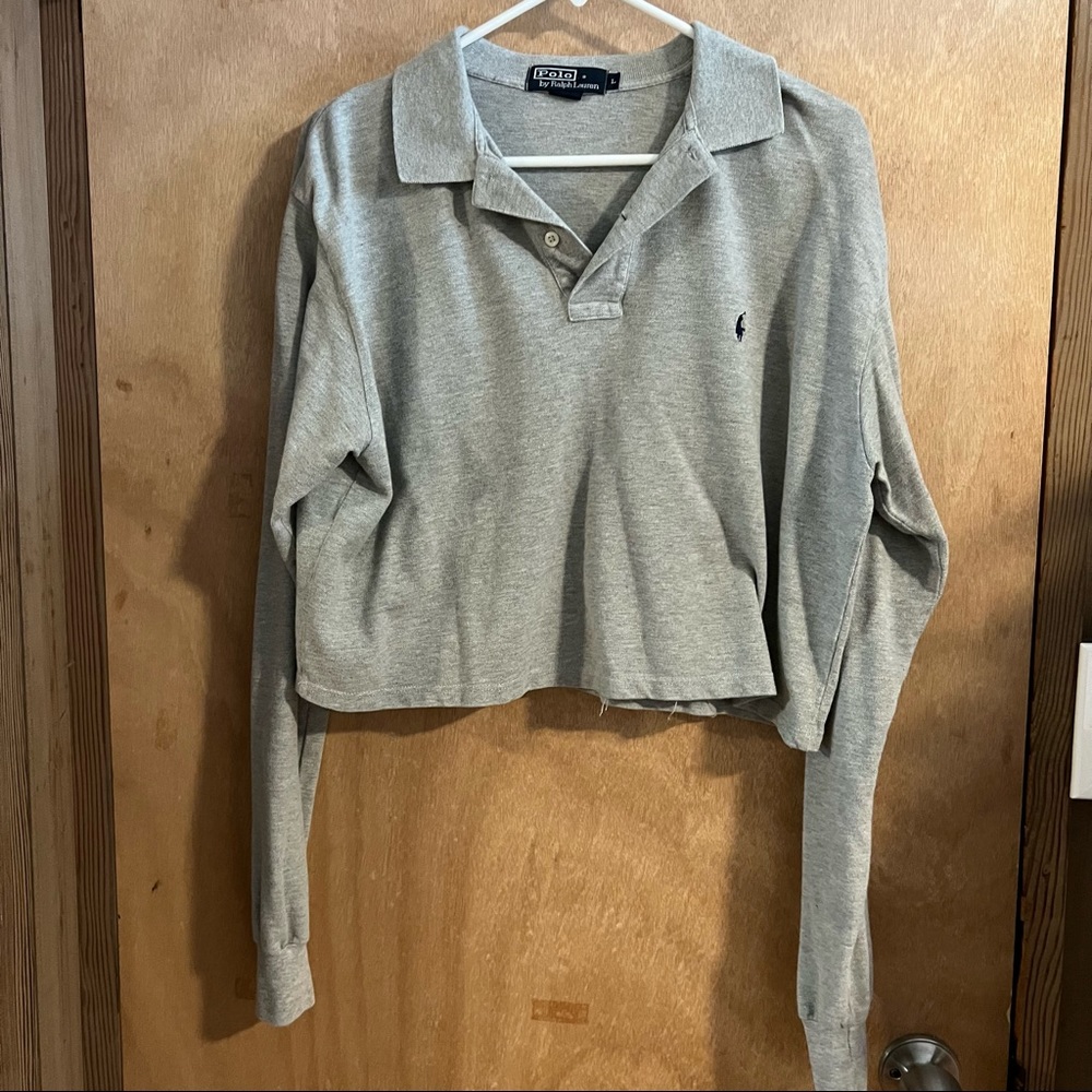 Polo by Ralph Lauren cropped long sleeve